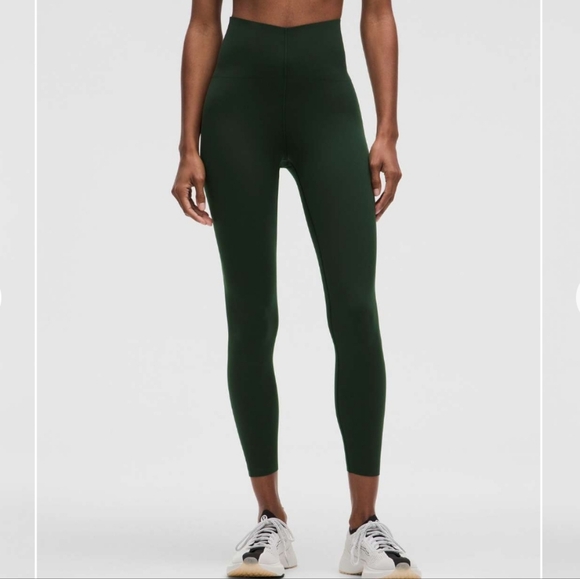 Lululemon Athletica Rainforest Green Glow Up HR Leggings. Sz 4 - Picture 2 of 11